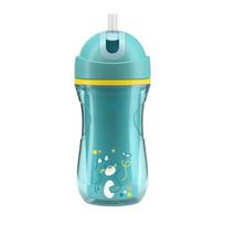 Gertuvė su šiaudeliu Chicco Sport Cup, mėlyna, 14 mėn+, 266 ml