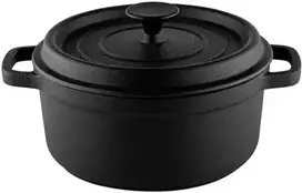 Muhler Tika MR-2448CI Cast iron cooking puodas su dangčiu 3.4L
