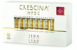 Crescina Plaukų augimo palaikymo priemonė moterims Transdermic level 1300 pažengusiai fazei 20 x 3,5 ml