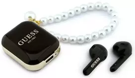 Belaidės ausinės GUESS TWS Pearl Strap GUE005292 juodas
