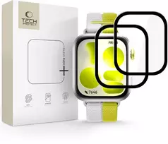 Hibridinis stiklas Tech-Protect Glass FLEX+ 2-PACK HUAWEI WATCH FIT 5 Juodas