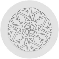 3D Gaminiai 3D-12131025 įleidžiama LED panelė su piešiniu 18W, 4000K