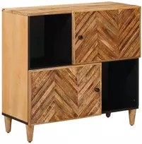 Saugojimo spintos Ruda 80 x 33,5 x 75 cm Kietas mango medis