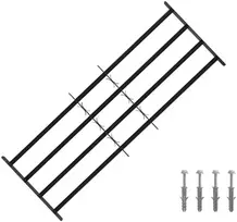 Saugumo grotelės langams su 4 kryžmėmis 3 pcs 93-174 cm
