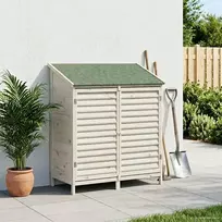 Sodo Sandėlys Balta 106 x 56 x 113,5 cm Kietasis pušinis medis