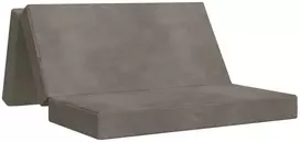 Čiužinys Sulankstomas Sofos Lova 180 x 67 x 45 cm Šviesiai pilka