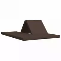 Čiužinys Sulankstomas Sofos Lova 140 x 67 x 45 cm Taupe