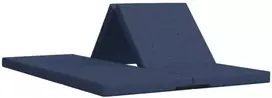 Čiužinys Sulankstomas Sofos Lova 140 x 67 x 45 cm Mėlyna