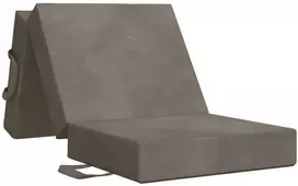 Čiužinys Sulankstomas Sofos Lova 75 x 67 x 45 cm Šviesiai pilka