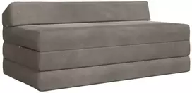 Sofa Sulankstomas Sofos Lova Šviesiai pilka 120 x 60 x 49 cm Audinys