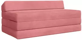 Sofa Sulankstomas Sofos Lova Rožinė 120 x 60 x 49 cm Audinys