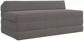 Sofa Sulankstomas Sofos Lova Šviesiai pilka 120 x 60 x 49 cm Audinys
