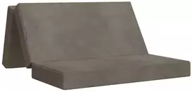 Čiužinys Sulankstomas Sofos Lova 140 x 67 x 45 cm Šviesiai pilka