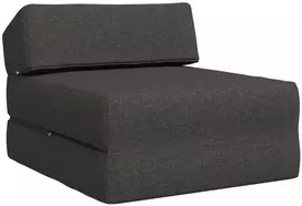 Sofa Sulankstomas Sofos Lova Tamsiai pilka 60 x 70 x 41 cm Audinys