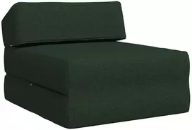 Sofa Sulankstomas Sofos Lova Tamsiai žalia 60 x 70 x 41 cm Audinys