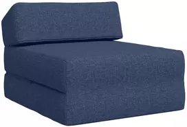 Sofa Sulankstomas Sofos Lova Mėlyna 60 x 70 x 41 cm Audinys