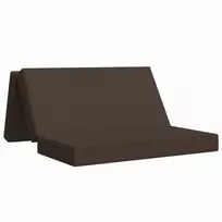 Čiužinys Sulankstomas Sofos Lova 160 x 67 x 45 cm Taupe