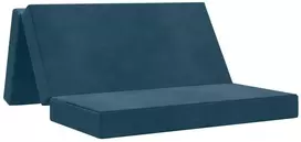 Čiužinys Sulankstomas Sofos Lova 160 x 67 x 45 cm Mėlyna