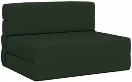 Sofa Sulankstomas Sofos Lova Tamsiai žalia 70 x 72 x 60 cm Audinys