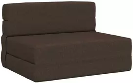 Sofa Sulankstomas Sofos Lova Taupe 70 x 72 x 60 cm Audinys