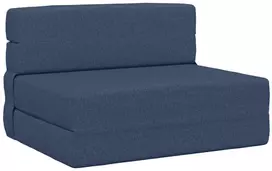 Sofa Sulankstomas Sofos Lova Mėlyna 70 x 72 x 60 cm Audinys