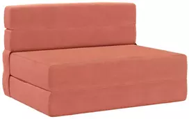 Sofa Sulankstomas Sofos Lova Raudona oranžinė 70 x 72 x 60 cm
