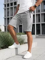 Vyriški šviesiai pilki šortai Last