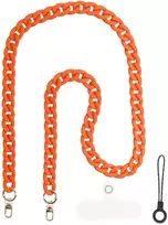 Fusion Accessories Topt Virvelė telefonui 0446 oranžinės spalvos