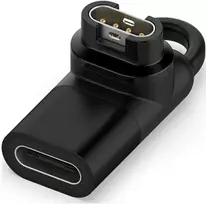 USB-C adapteris „MajesticLine“, skirtas „Garmin“ laikrodžių įkrovimui, juodas