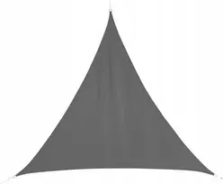 DLGTP trikampio atspalvio burė CURACAO, 3 x 3 x 3 m, poliesteris, pilka