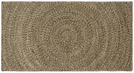 Zoninės kiliminės dangos Natūrali ir juoda 60 x 110 cm Džiutas