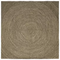 Kilimas Natūrali ir juoda 300 x 300 cm Džiutas