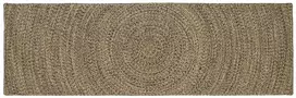Kilimas Natūrali ir juoda 80 x 250 cm Džiutas