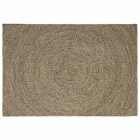 Zoninės kiliminės dangos Natūrali ir juoda 200 x 290 cm Džiutas