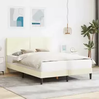 Lova Lovos rėmas Kreminė 160 x 200 cm Kordūrinis audinys