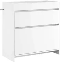 Vonios spintelė po kriaukle Balta 78,5 x 37,5 x 81 cm