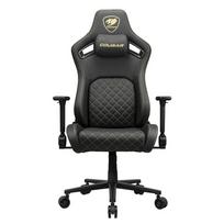 Biuro kėdė Cougar COUGAR CGR-DFL-GLB Žaidėjo fotelis su paminkštinta apmušta sėdyne Black, Gold | 3MDFLGLB.0001 | 4710483777899