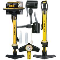DIRBTUVĖS IR DVIRAČIO POMPA 230PSI (16BAR) SU MANOMETRU GELTONA DUNLOP 255255