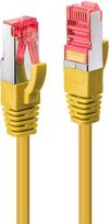 Tinklo kabelis Lindy Cat.6 S/FTP 27AWG RJ-45, RJ-45, 2 m, geltona sp.