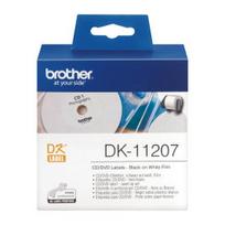 OEM lipnios CD/DVD etiketės Brother DK-11207, 58mm
