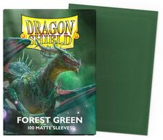 Žaidimo kortelių dėklas Dragon Shield Standard Matte Forest Green, tamsiai žalia sp.