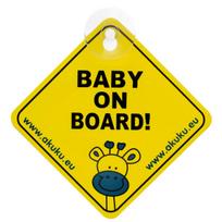 Įspėjamasis ženklas BABY ON BOARD A0645