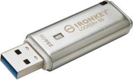 KINGSTON 256GB IronKey Locker+ 50 USB 3.2