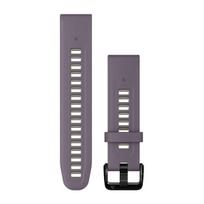 Garmin QuickFit 20 mm laikrodžio dirželiai / Silikonas / Sodri orchidėja-Šviesi smėlio spalva