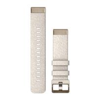 Garmin QuickFit laikrodžio dirželiai / 20 mm / Pintas nailonas / Kreminė / Kreminė aukso spalvos sagtis