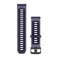 Garmin greitai atsegami dirželiai / 22 mm / Permatoma imperinė violetinė-indigo / Skalūno spalvos sagtis