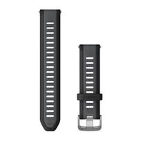 Garmin Greitai atsegami dirželiai / 20 mm / Black-Slate Grey
