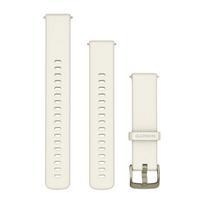 Garmin greitai atsegami dirželiai / Silikonas / Cream / 18 mm / Pilkšvos aukso spalvos sagtis