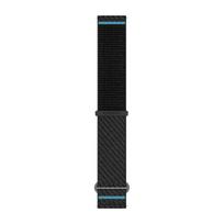 Garmin QuickFit dirželiai / ComfortFit medžiaga / Juoda-Žydra / 20 mm