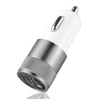 2 USB išėjimų automobilinis pakrovėjas